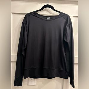 🌶️ Champion Black Long Sleeve Thumbhole Athletic Top. Size Large